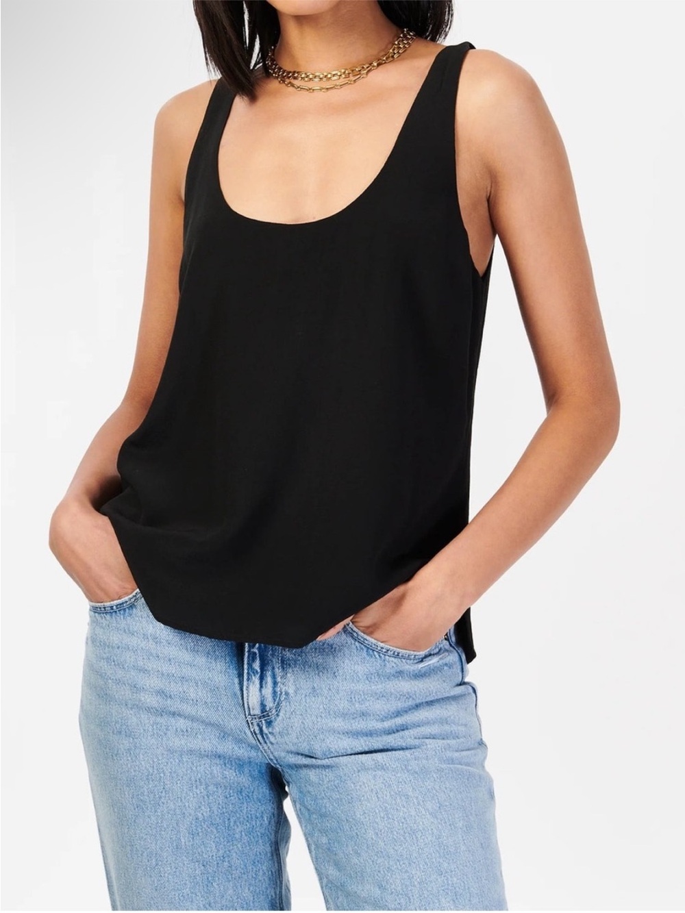 Cami NYC Black Lace-Back Camisole - Picture 2 of 7